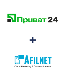 Інтеграція Приват24 та Afilnet