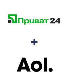 Інтеграція Приват24 та AOL