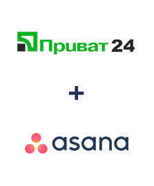 Інтеграція Приват24 та Asana