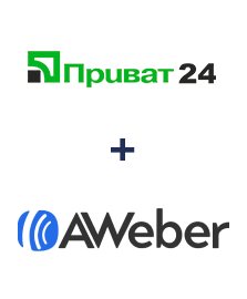 Інтеграція Приват24 та AWeber