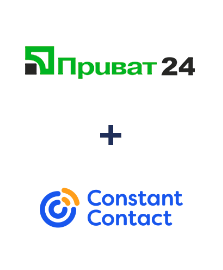 Інтеграція Приват24 та Constant Contact
