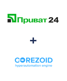 Інтеграція Приват24 та Corezoid