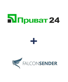 Інтеграція Приват24 та FalconSender