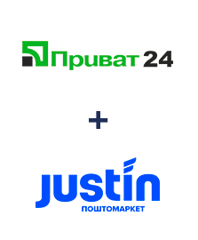 Інтеграція Приват24 та Justin