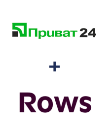 Інтеграція Приват24 та Rows