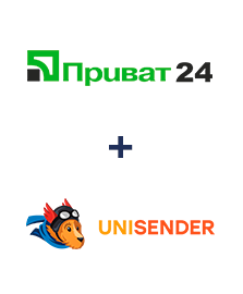 Інтеграція Приват24 та Unisender