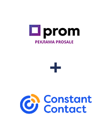 Інтеграція Prom та Constant Contact