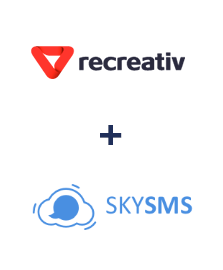 Інтеграція Recreativ та SkySMS