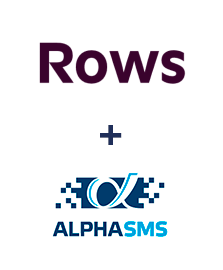 Інтеграція Rows та AlphaSMS