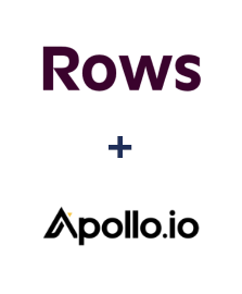 Інтеграція Rows та Apollo.io