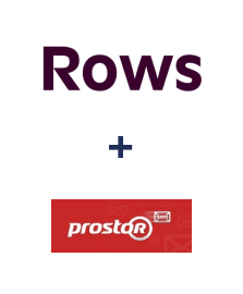 Інтеграція Rows та Prostor SMS