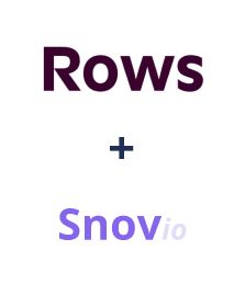 Інтеграція Rows та Snovio