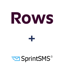 Інтеграція Rows та SprintSMS