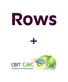 Інтеграція Rows та SvitSMS
