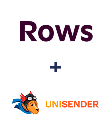 Інтеграція Rows та Unisender