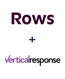Інтеграція Rows та VerticalResponse