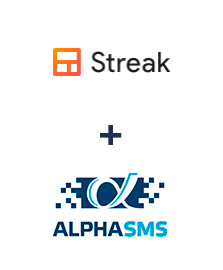 Інтеграція Streak та AlphaSMS