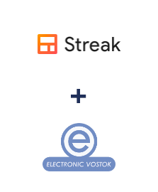 Інтеграція Streak та Electronic Vostok Інтеграція Streak та Electronic Vostok