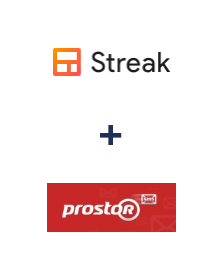 Інтеграція Streak та Prostor SMS