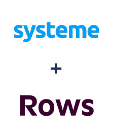 Інтеграція Systeme.io та Rows