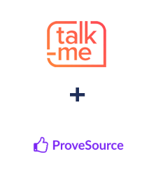 Інтеграція Talk-me та ProveSource Інтеграція Talk-me та ProveSource