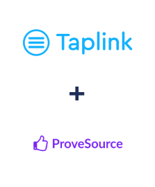 Інтеграція Taplink та ProveSource Інтеграція Taplink та ProveSource