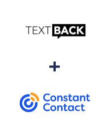 Інтеграція TextBack та Constant Contact