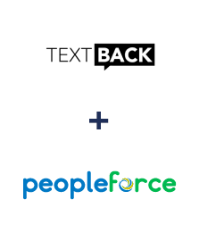 Інтеграція TextBack та PeopleForce Інтеграція TextBack та PeopleForce