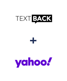 Інтеграція TextBack та Yahoo! Інтеграція TextBack та Yahoo!
