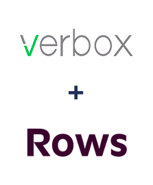 Інтеграція Verbox та Rows
