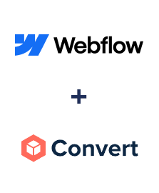Інтеграція Webflow та ConvesioConvert