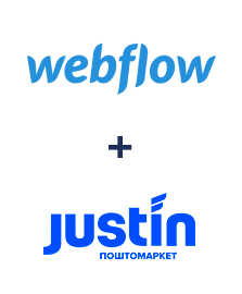 Інтеграція Webflow та Justin