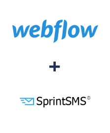 Інтеграція Webflow та SprintSMS