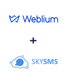 Інтеграція Weblium та SkySMS