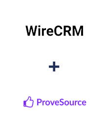 Інтеграція WireCRM та ProveSource Інтеграція WireCRM та ProveSource
