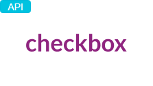 Checkbox API Checkbox API